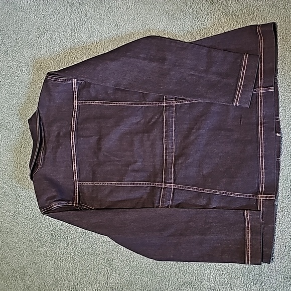 Susan Graver Petite Stretch Denim Vintage Utility Jean Jacket. BNWT. Never worn. - Picture 8 of 13